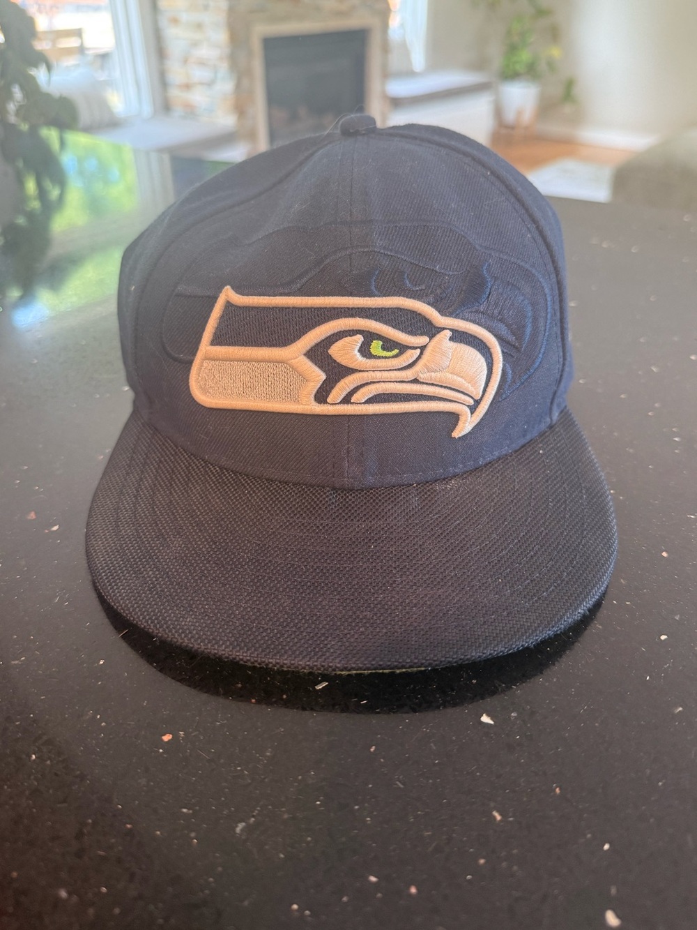 Seattle Seahawks NFL Navy Blue Embroidered Logo Hat